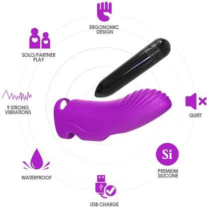 ARMONY - AURORA VIBRATOR FINGER FUCHSIA - My naughty haven #
