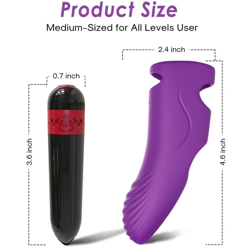 ARMONY - AURORA VIBRATOR FINGER PURPLE - My naughty haven #