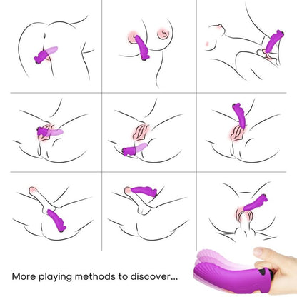 ARMONY - AURORA VIBRATOR FINGER PURPLE - My naughty haven #