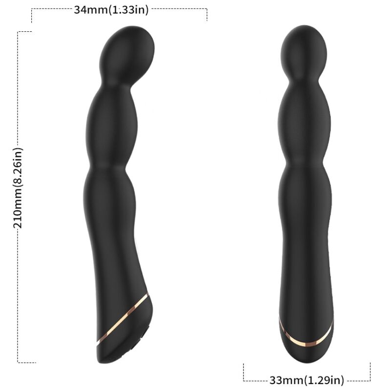ARMONY - BAMBU VIBRATOR ADJUSTABLE BLACK - My naughty haven #