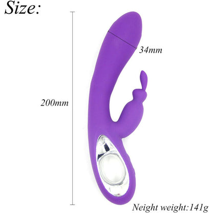 ARMONY - BELLA VIOLET RABBIT PULL RING VIBRATOR - My naughty haven #