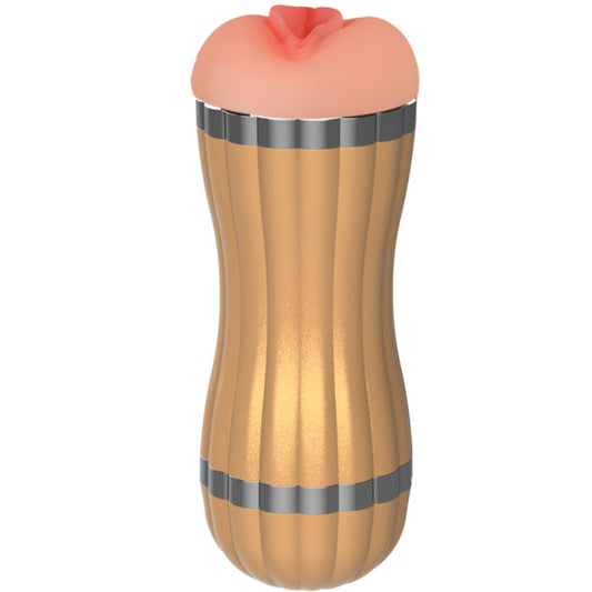 ARMONY - BEVIS DOUBLE MASTURBATOR VAGINA & MOUTH WITHOUT VIBRATION GOLD - My naughty haven #