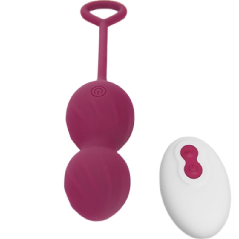 ARMONY - BLOSSOMS VAGINAL DUMBBELL VIBRATION REMOTE CONTROL 10 VIBRATIONS DARK RED - My naughty haven #