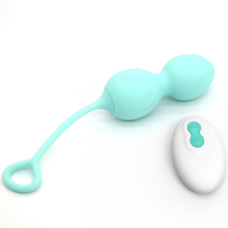 ARMONY - BLOSSOMS VAGINAL DUMBBELL VIBRATION REMOTE CONTROL 10 VIBRATIONS GREEN - My naughty haven #