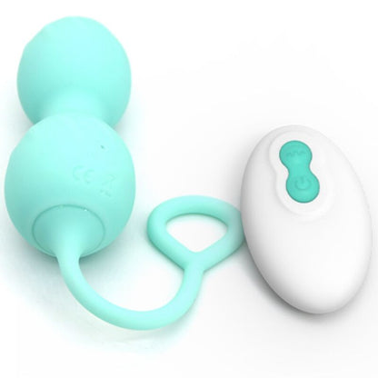 ARMONY - BLOSSOMS VAGINAL DUMBBELL VIBRATION REMOTE CONTROL 10 VIBRATIONS GREEN - My naughty haven #
