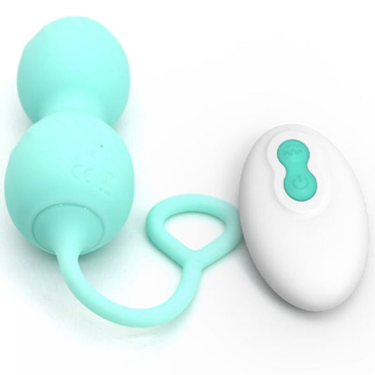 ARMONY - BLOSSOMS VAGINAL DUMBBELL VIBRATION REMOTE CONTROL 10 VIBRATIONS GREEN - My naughty haven #