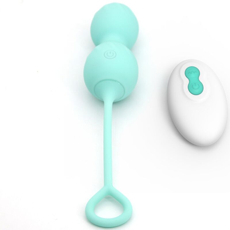 ARMONY - BLOSSOMS VAGINAL DUMBBELL VIBRATION REMOTE CONTROL 10 VIBRATIONS GREEN - My naughty haven #