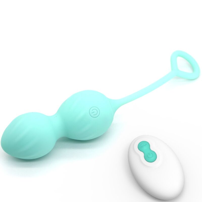 ARMONY - BLOSSOMS VAGINAL DUMBBELL VIBRATION REMOTE CONTROL 10 VIBRATIONS GREEN - My naughty haven #