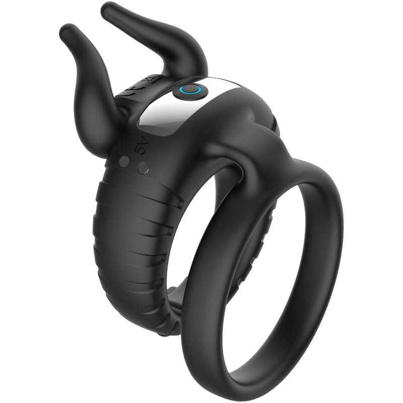 ARMONY - BULL'S PASION RING VIBRATOR 10 SPEEDS BLACK - My naughty haven #