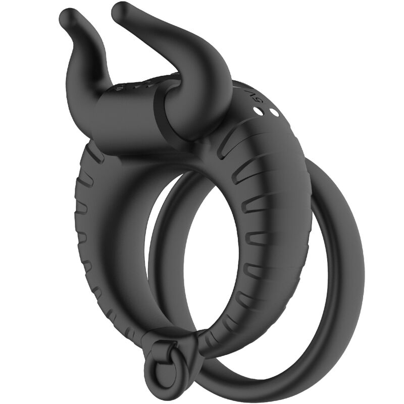 ARMONY - BULL'S PASION RING VIBRATOR 10 SPEEDS BLACK - My naughty haven #