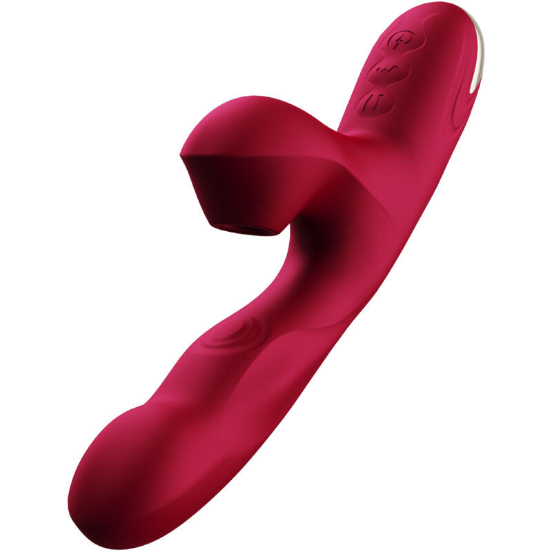 ARMONY - BUMP VIBRATOR & SUCTION CUP MODEL 2 BURGUNDY - My naughty haven #