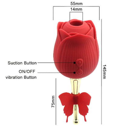 ARMONY - BUTTERFLY FLOWER SUCTION RED - My naughty haven #