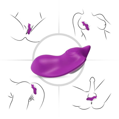 ARMONY - BUTTERFLY WEARABLE PANTIES VIBRATOR REMOTE CONTROL PURPLE - My naughty haven #