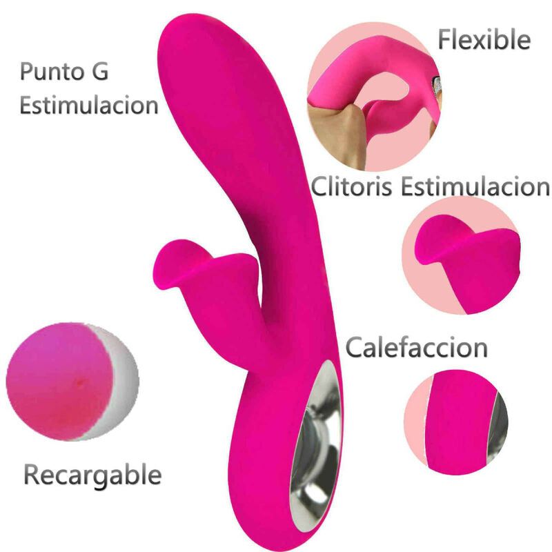 ARMONY - DARO VIBRATOR & PULL RING STIMULATOR FUCHSIA - My naughty haven #