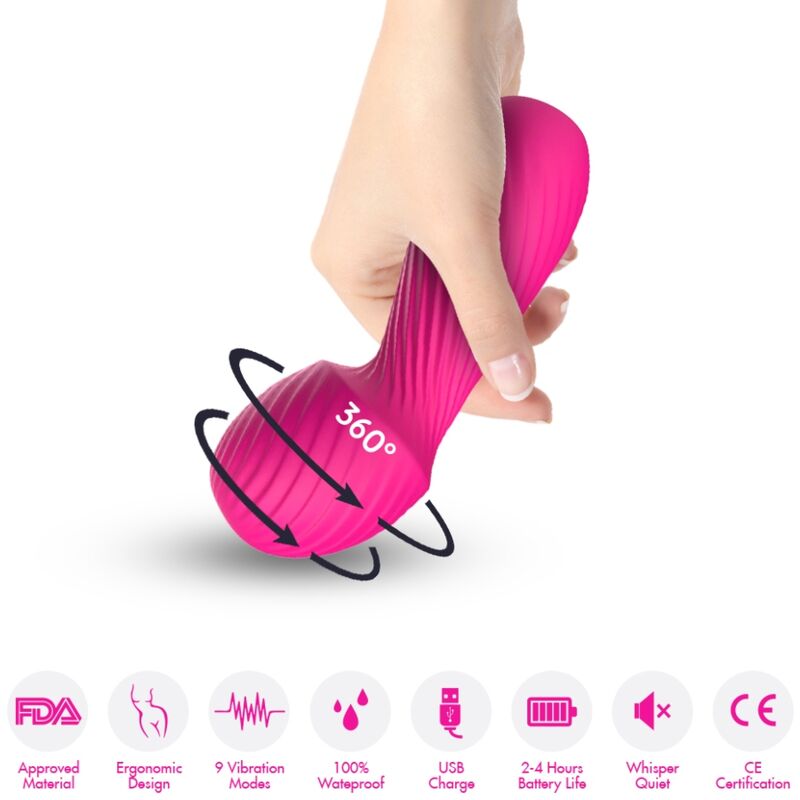 ARMONY - DAZZLE MASSAGER & VIBRATOR SMALL FUCHSIA - My naughty haven #