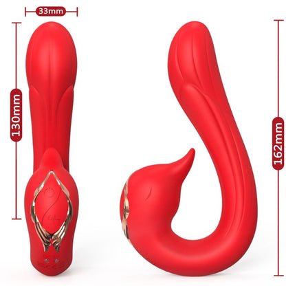 ARMONY - DELFIN VIBRATOR MULTIPOSITION & HEAT EFFECT RED - My naughty haven #