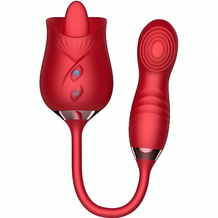 ARMONY - DELIGHT FLOWER VIBRATOR & BUMPING WITH RED TONGUE - My naughty haven #
