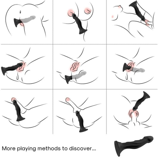 ARMONY - ДИЛДО ВИБРАТОР И АНАЛЕН РАЗШИРИТЕЛ С ДИСТАНЦИОННО УПРАВЛЕНИЕ, ЧЕРЕН