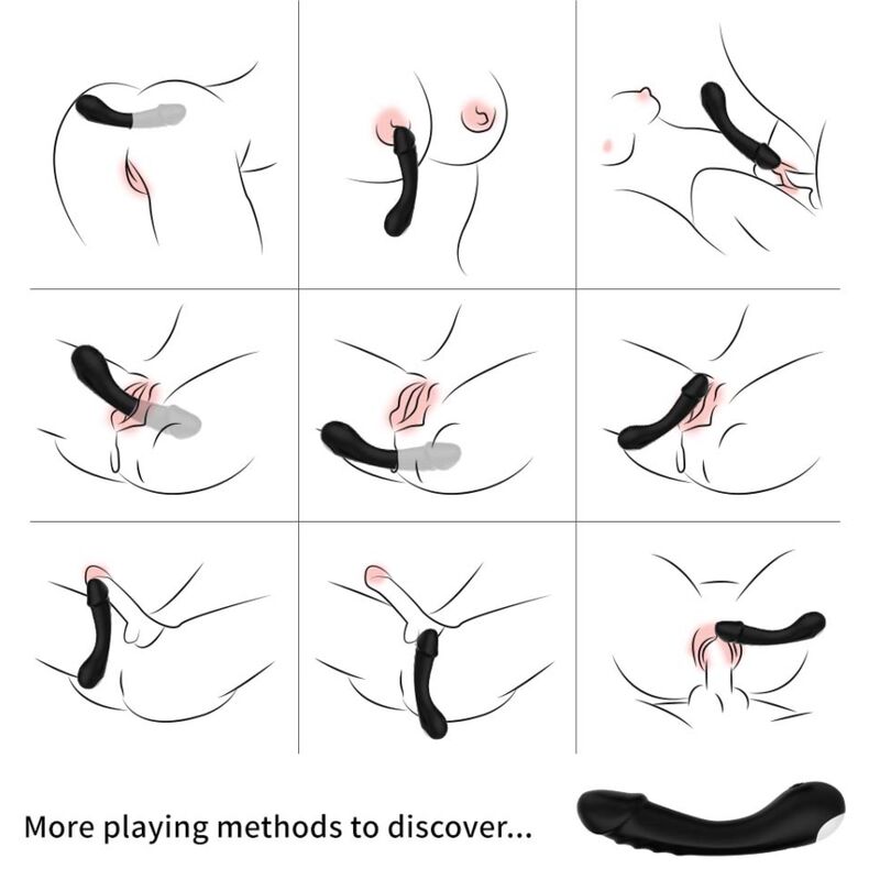 ARMONY - DILDO VIBRATOR G-SPOT SILICONE BLACK - My naughty haven #