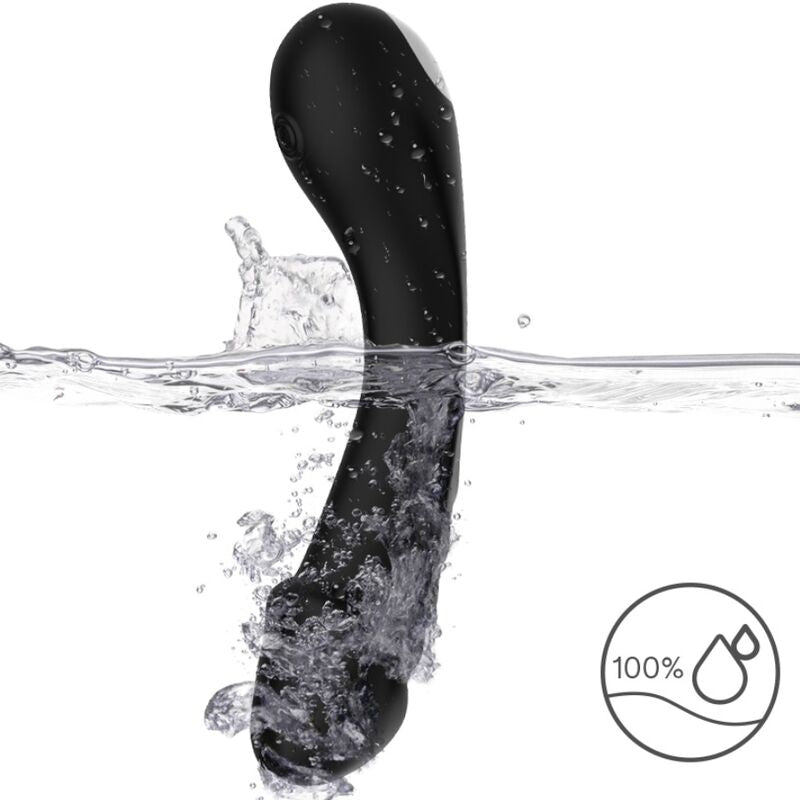 ARMONY - DILDO VIBRATOR G-SPOT SILICONE BLACK - My naughty haven #