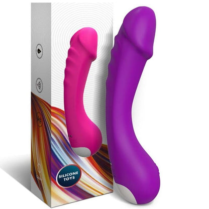ARMONY - DILDO VIBRATOR G-SPOT SILICONE PURPLE - My naughty haven #