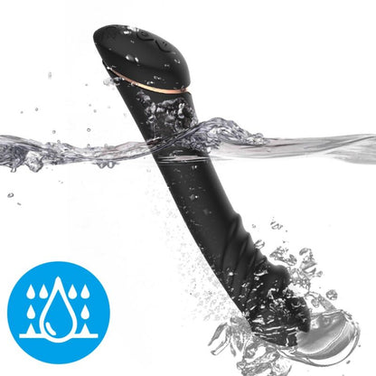 ARMONY - DILDO VIBRATOR SILICONE BLACK - My naughty haven #