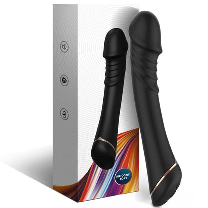 ARMONY - DILDO VIBRATOR SILICONE BLACK - My naughty haven #
