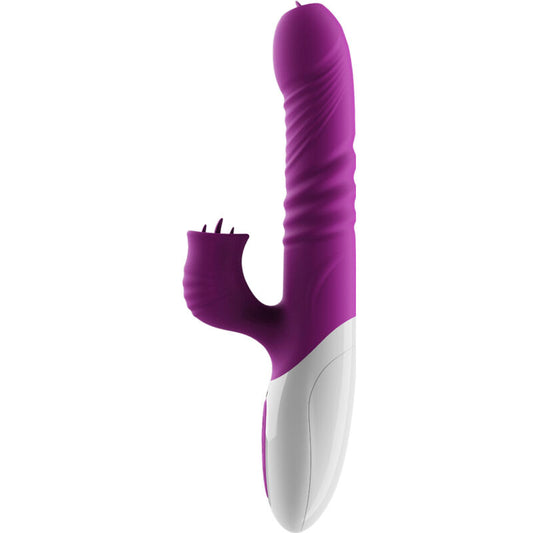 ARMONY - DOUBLE TONGUE VIBRATOR & THRUSTING VIOLET HEAT EFFECT - My naughty haven #