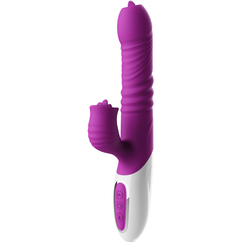 ARMONY - DOUBLE TONGUE VIBRATOR & THRUSTING VIOLET HEAT EFFECT - My naughty haven #