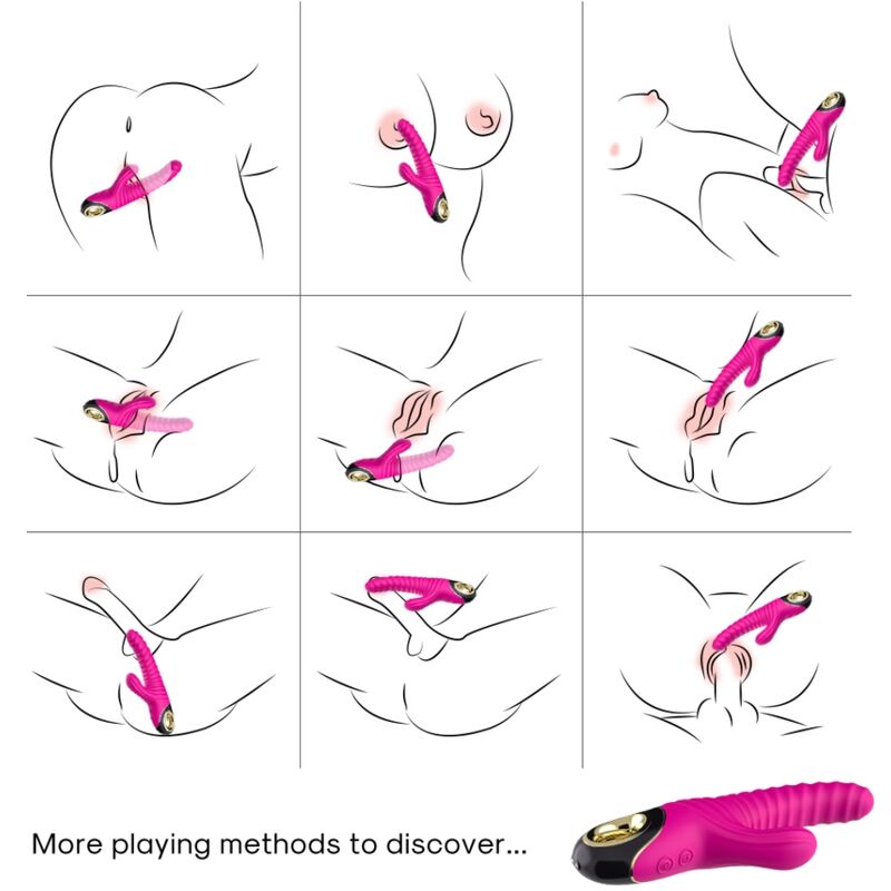 ARMONY - ETERNITY VIBRATOR SILICONE FUCHSIA - My naughty haven #