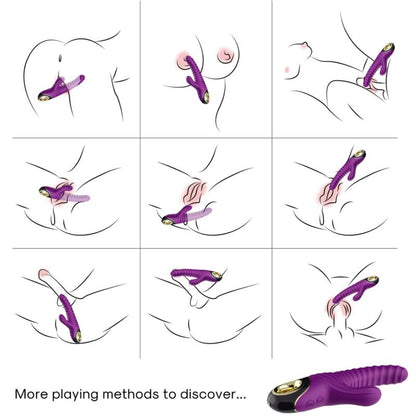 ARMONY - ETERNITY VIBRATOR SILICONE PURPLE - My naughty haven #