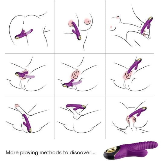 ARMONY - ETERNITY VIBRATOR SILICONE PURPLE - My naughty haven #