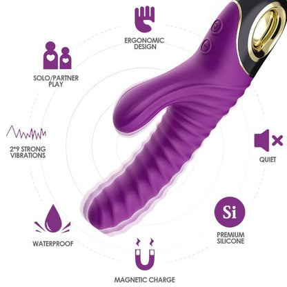 ARMONY - ETERNITY VIBRATOR SILICONE PURPLE - My naughty haven #