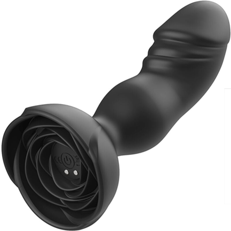ARMONY - EXTREME A BLOOM ROSE VIBRATOR & ANAL PLUG REMOTE CONTROL BLACK - My naughty haven #