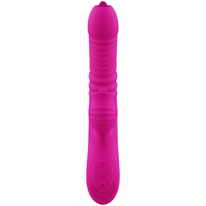 ARMONY - FANNY MULTIFUNCTION DOUBLE TONGUE VIBRATOR FUCHSIA HEAT EFFECT - My naughty haven #