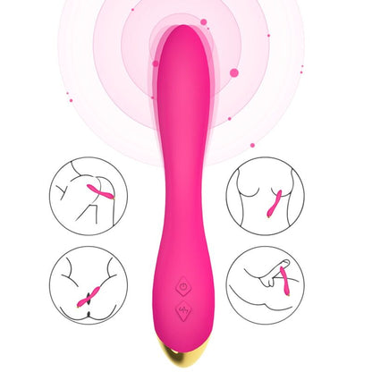 ARMONY - FLAMINGO VIBRATOR MULTIPOSITION FUCHSIA - My naughty haven #