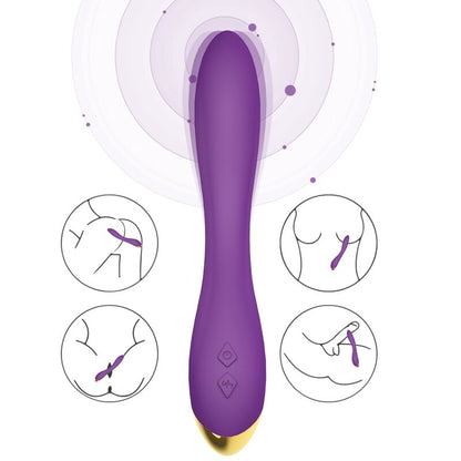 ARMONY - FLAMINGO VIBRATOR MULTIPOSITION PURPLE - My naughty haven #