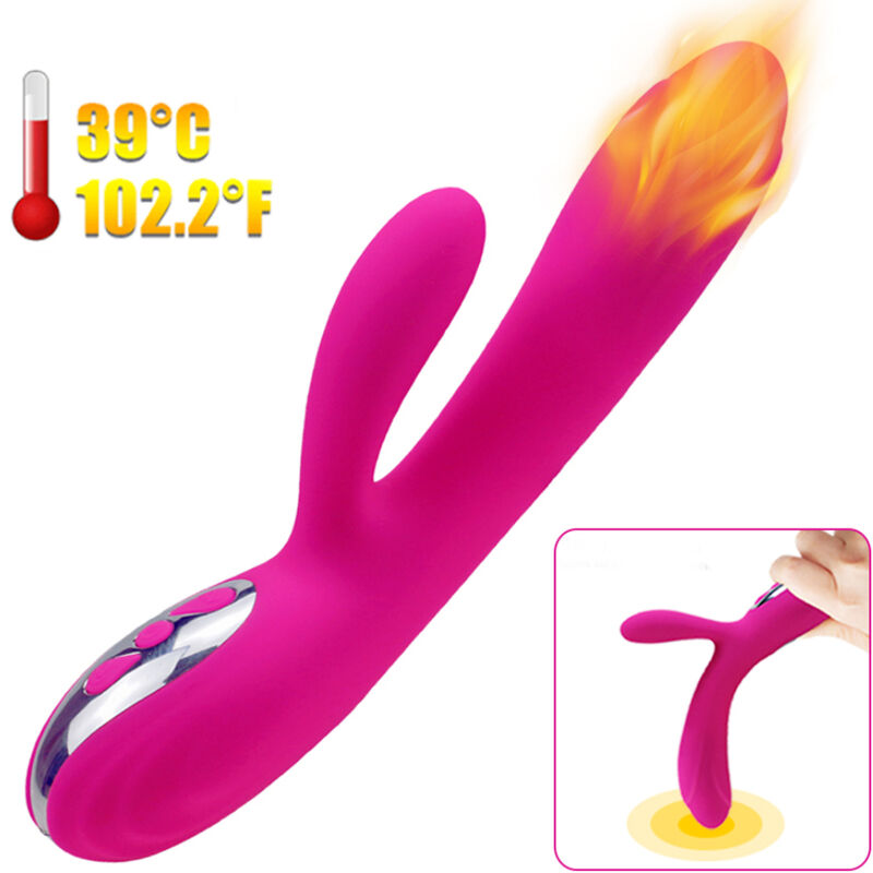 ARMONY - FLEXIBLE VIBRATOR & STIMULATOR WITH FUCHSIA HEAT EFFECT - My naughty haven #