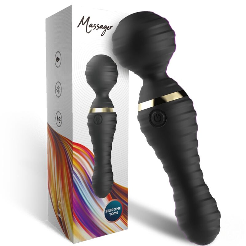 ARMONY - FREEDO MASSAGER & VIBRATOR SMALL BLACK - My naughty haven #