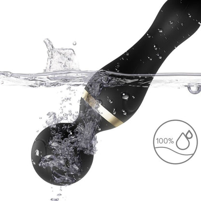 ARMONY - FREEZA MASSAGER & VIBRATOR SUPER FLEXIBLE HEAD BLACK - My naughty haven #