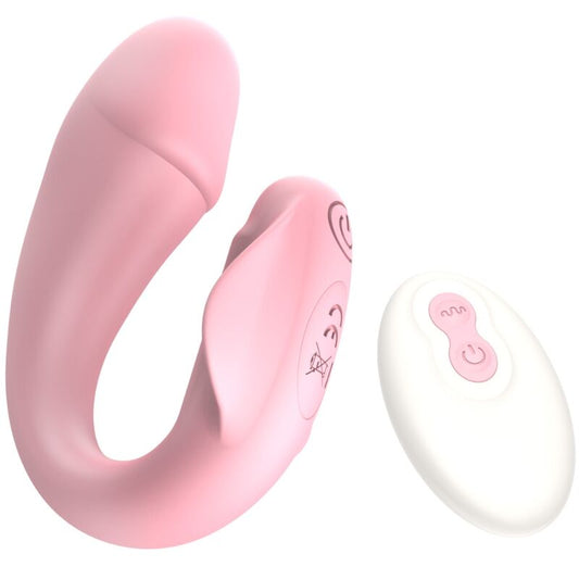 ARMONY - FRESHFUN CICI STAP-ON VIBRATOR REMOTE CONTROL AND APP 10 VIBRATIONS PINK - My naughty haven #