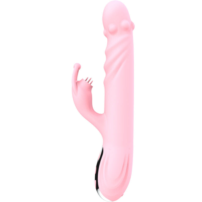 ARMONY - FULLY TONGUE VIBRATOR WITH STIMULATING TONGUE PINK HEAT EFFECT - My naughty haven #