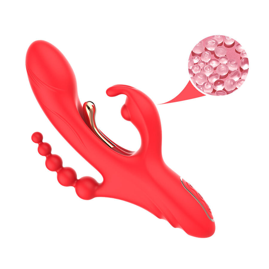 ARMONY - G-SPOT AND CLITORIS STIMULATOR VIBRATOR RED - My naughty haven #