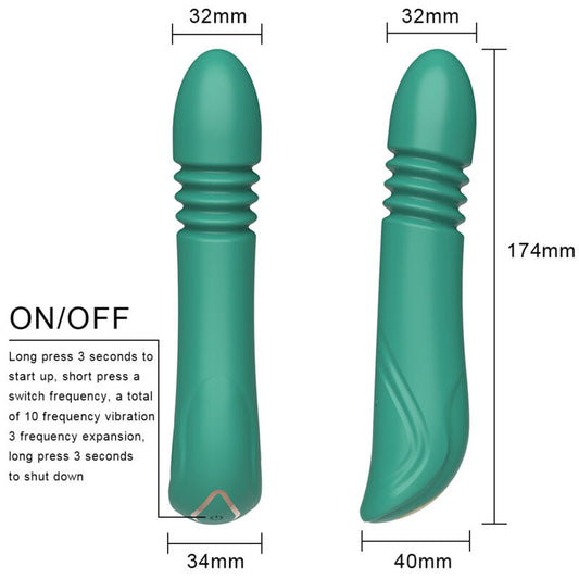 ARMONY - GREEN G-SPOT VIBRATOR & THRUSTING - My naughty haven #