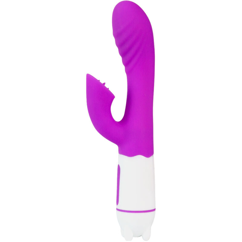 ARMONY - HAPPY VIBRATOR & STIMULATOR WITH VIOLET RECHARGEABLE TONGUE - My naughty haven #