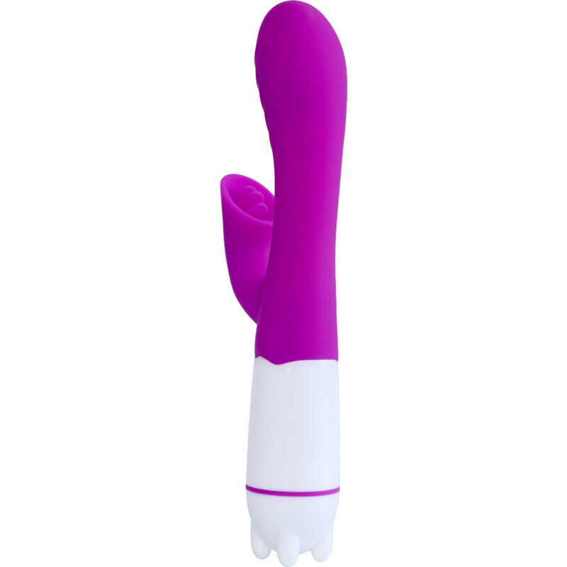 ARMONY - HAPPY VIBRATOR & STIMULATOR WITH VIOLET RECHARGEABLE TONGUE - My naughty haven #
