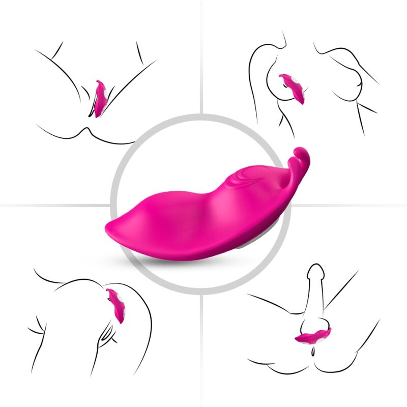 ARMONY - HONEYBEE WEARABLE PANTIES VIBRATOR G-SPOT FUCHSIA - FREE APP - My naughty haven #