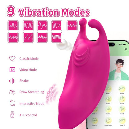 ARMONY - HONEYBEE WEARABLE PANTIES VIBRATOR G-SPOT FUCHSIA - FREE APP - My naughty haven #