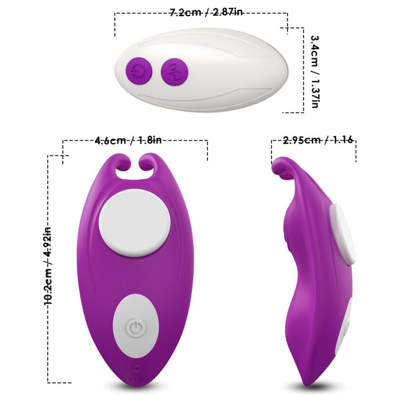 ARMONY - HONEYBEE WEARABLE PANTIES VIBRATOR G-SPOT REMOTE CONTROL PURPLE - My naughty haven #