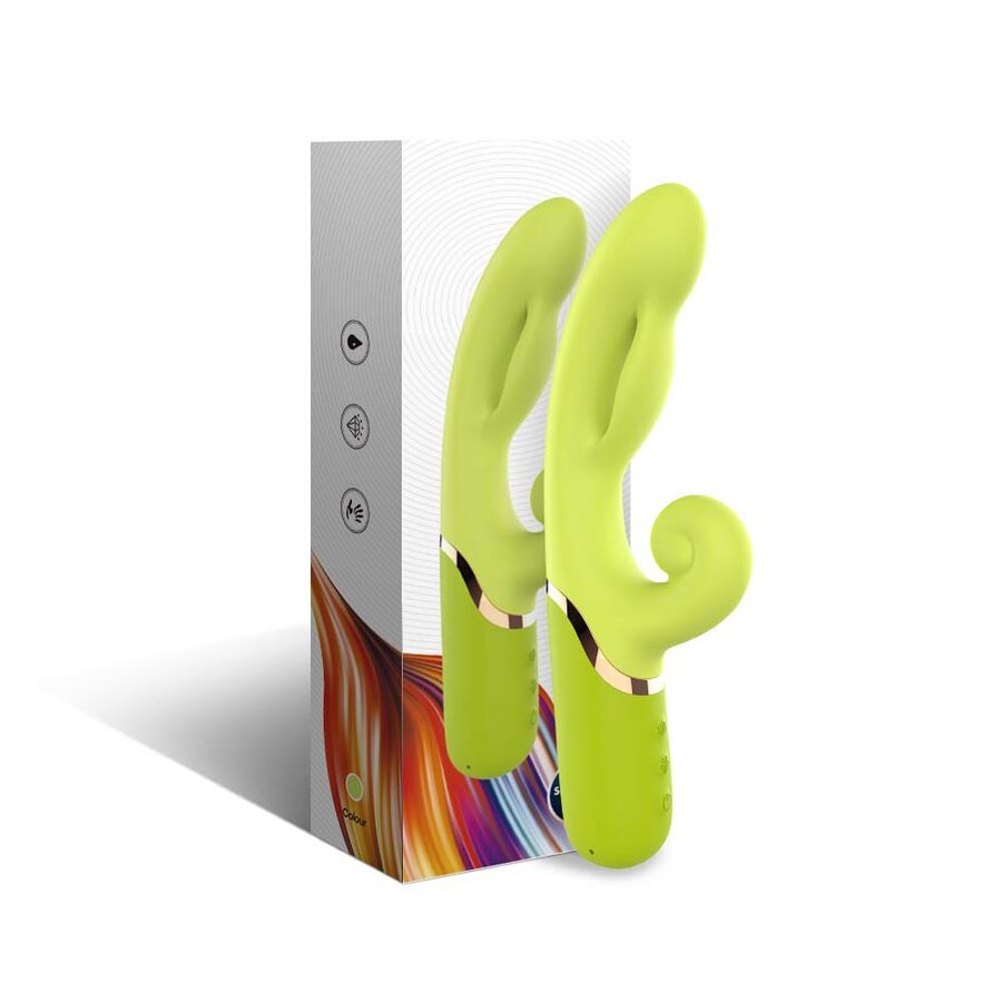 ARMONY - INFLABE POINT A TO STIMULATOR VIBRATOR GREEN - My naughty haven #